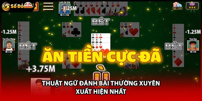 Thuật ngữ đánh bài thường xuyên xuất hiện nhất